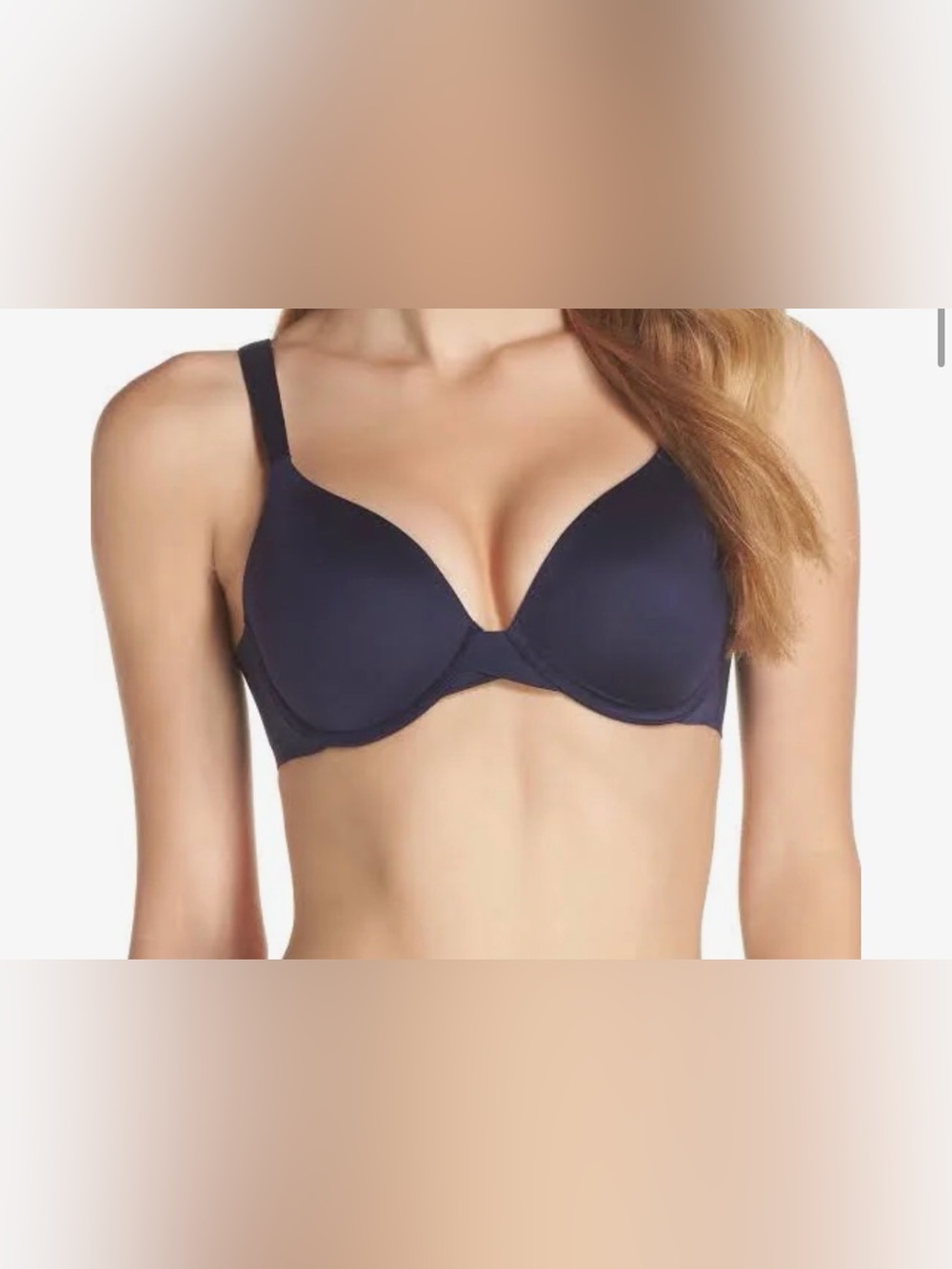 NWOT SPANX Navy Blue Pillow Cup Bra